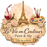 La Vie En Couleurs Paint & Sip logo