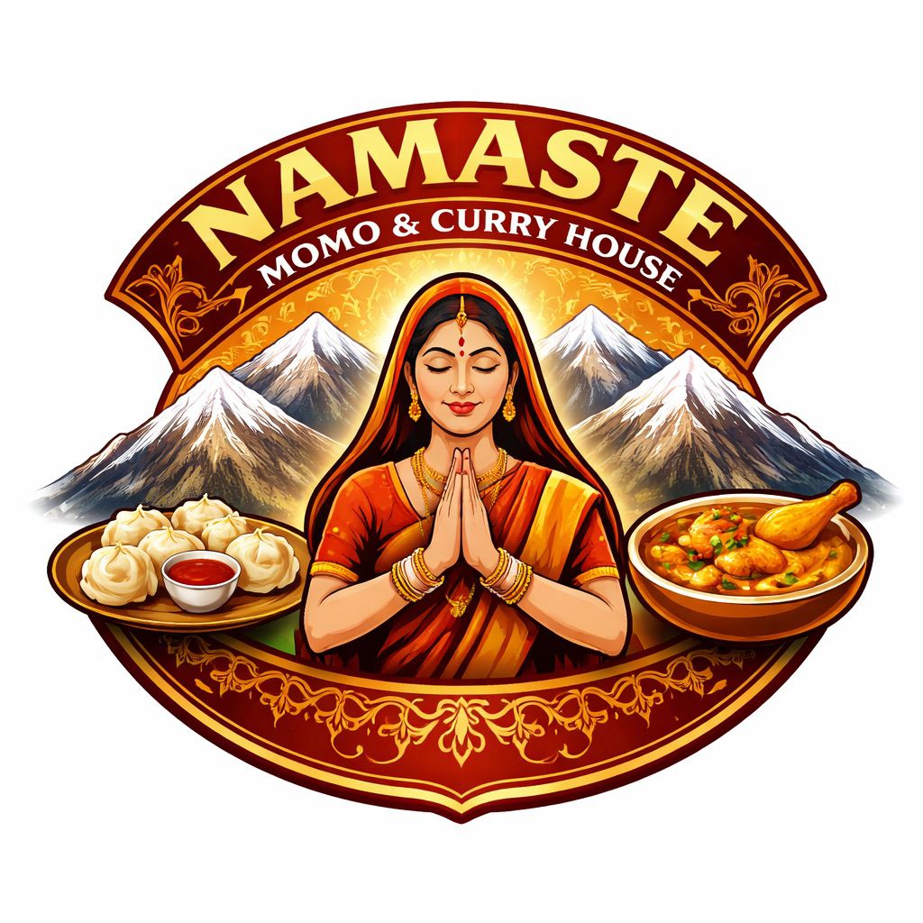 Namaste Momo and Curry House logo