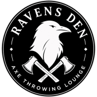 Ravens Den Axe Throwing Lounge logo