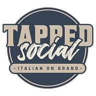 Tapped Social Italian on Grand logo